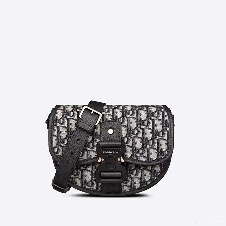 Motif Oblique Canvas Blue Dior Messenger Gallop 0418 Luxury